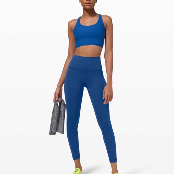 Lululemon Wunder Train High-Rise Tight 25" in Regatta Blue size 6 - Picture 3 of 7